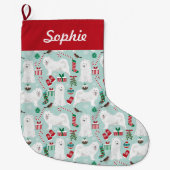 samosierter Strumpf Großer Weihnachtsstrumpf (Vorderseite)