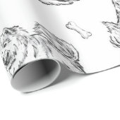 Samothunde-Muster Geschenkpapier (Rolleneckpunkt)