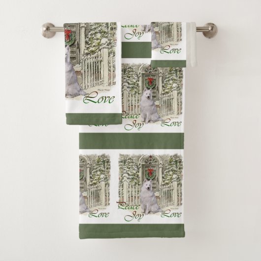 Samotische Weihnachten Badhandtuch Set (Insitu)