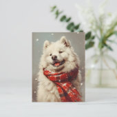 Samotische Weihnachten Postkarte (Stehend Vorderseite)