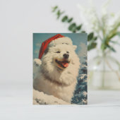 Samotische Weihnachten Postkarte (Stehend Vorderseite)