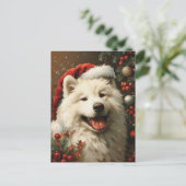 Samotische Weihnachten Postkarte (Stehend Vorderseite)