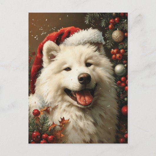 Samotische Weihnachten Postkarte (Vorderseite)