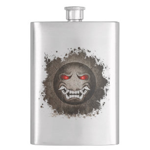 Samouraïmoji Vintage Flachmann