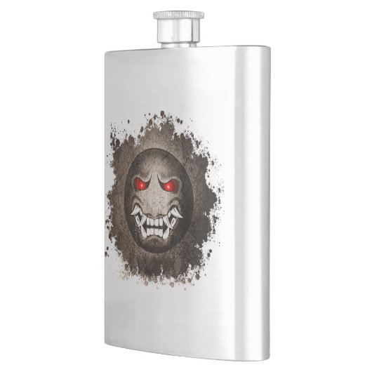 Samouraïmoji Vintage Flachmann (Links)