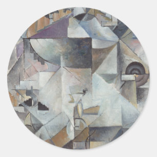 Samovar Runder Aufkleber