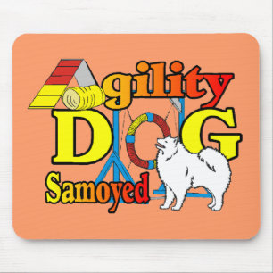 Samoyed Agility Geschenke Mousepad