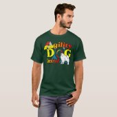 Samoyed Agility Geschenke T-Shirt (Vorne ganz)