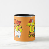 Samoyed Agility Geschenke Tasse (Zentrum)