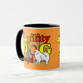 Samoyed Agility Geschenke Tasse (Vorderseite Links)