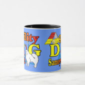 Samoyed Agility Geschenke Tasse (Zentrum)