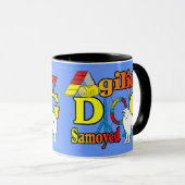 Samoyed Agility Geschenke Tasse (VorderseiteRechts)