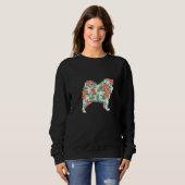 Samoyed Aloha Hawaiian Dog Sweatshirt (Vorne ganz)