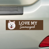 Samoyed Autoaufkleber (Auf Auto)