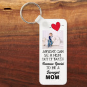 Samoyed.. Best Mama Custom doppelseitiger Schlüsse Schlüsselanhänger (Vorderseite)