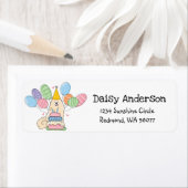 Samoyed Birthday Party Rücksendeadresse (Insitu)