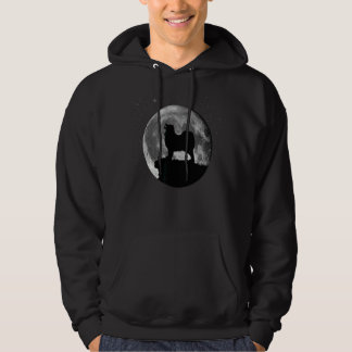 Samoyed Bjelkier Dog Moon Hoodie