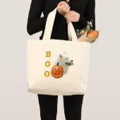 Samoyed Boo Jumbo Stoffbeutel (Vorderseite (Produkt))