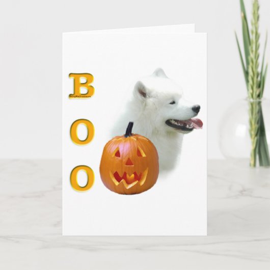 Samoyed Boo Karte (Vorderseite)