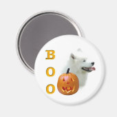 Samoyed Boo Magnet (Vorderseite/Rückseite)