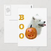 Samoyed Boo Postkarte (Vorne/Hinten)