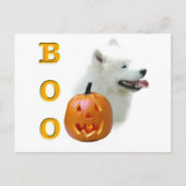 Samoyed Boo Postkarte (Vorderseite)