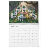 Samoyed Calendar Kalender (Mär 2027)