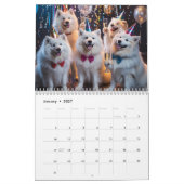 Samoyed Calendar Kalender (Jan 2027)