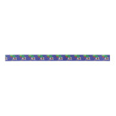 Samoyed Carousel Holiday Ribbon— Geschenk Wrap Sep Satinband (Vorderseite)