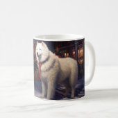 Samoyed Christmas Festivals Jahreszeit Kaffeetasse (VorderseiteRechts)