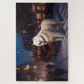 Samoyed Christmas Festivals Jahreszeit Puzzle (Vertikal)