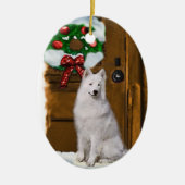 Samoyed Christmas Geschenke Ornament (Vorne)