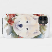 Samoyed Christmas Wreath Festivals Case-Mate iPhone Hülle (Rückseite (Horizontal))