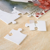 Samoyed Christmas Wreath Festivals Puzzle (Seite)