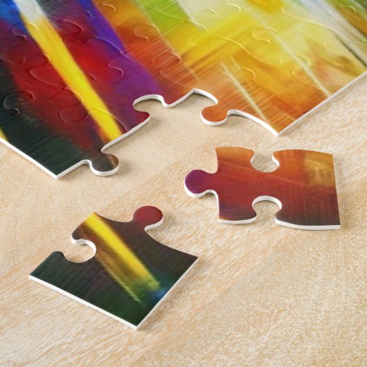 Samoyed Dog Acrylic Art Jigsaw Puzzle (Seite)