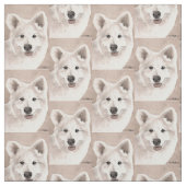 Samoyed Dog Art Fabric Stoff (Muster)