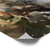 Samoyed Dog Art Print Poster (Ecke)