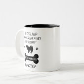 Samoyed Dog Best Friend Zweifarbige Tasse (Vorderseite Links)
