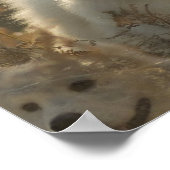 Samoyed Dog Breed Poster (Ecke)