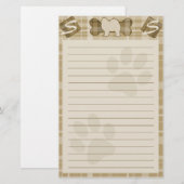 Samoyed Dog Breed Stationery Briefpapier (Vorne/Hinten)
