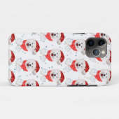Samoyed Dog Breed Weihnachtsstars Case-Mate iPhone Hülle (Rückseite (Horizontal))