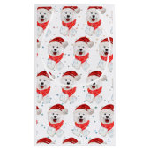 Samoyed Dog Breed Weihnachtsstars Kleine Geschenktüte (Rückseite)