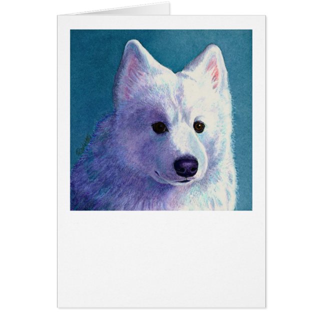 Samoyed Dog Card - "Buddha" (Vorne)