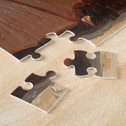 Samoyed Dog Christmas Vintag Beach Puzzle (Seite)