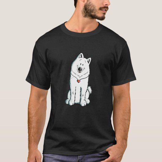 Samoyed Dog  For Samoyed Dog Fans T-Shirt (Vorderseite)