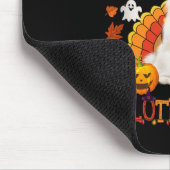 Samoyed Dog Halloween Weihnachtshund Happy Halloth Mousepad (Ecke)