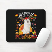 Samoyed Dog Halloween Weihnachtshund Happy Halloth Mousepad (Mit Mouse)
