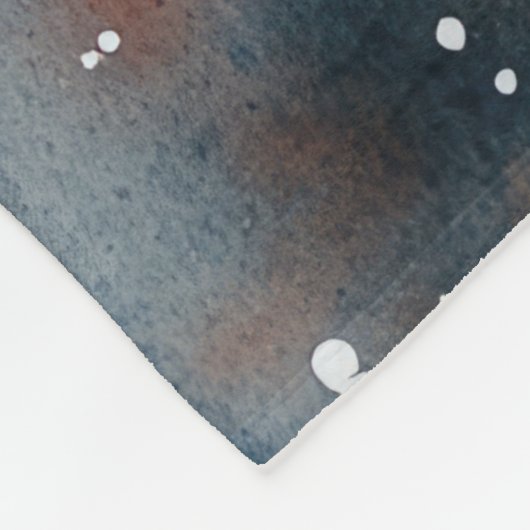 Samoyed Dog in Sledge Let it Snow Christmas Fleecedecke (Ecke)