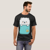 Samoyed Dog in your Pocket Dog 1 T-Shirt (Vorne ganz)
