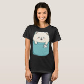 Samoyed Dog in your Pocket Dog   3 T-Shirt (Vorne ganz)